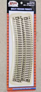 ATLAS #535 Código HO 83, 22" radio NS Rail, paquete de 6 piezas - Imagen 1 de 2