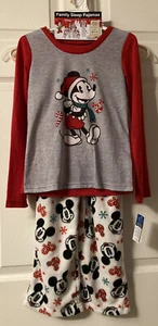 NWT Disney Mickey Mouse Christmas Pajamas 8 sleep SR$36 - Picture 1 of 6