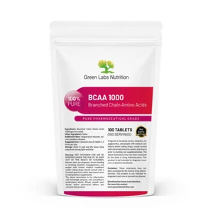 BCAA 1000mg Tab – Anticatabolic Amino Acids: Leucine, Isoleucine, Valine Support - Picture 1 of 13