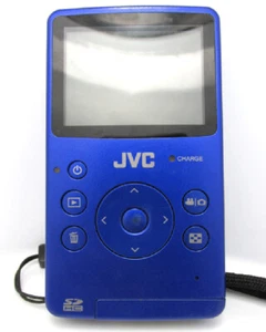 JVC HD Memory Camcorder Camera Model GC-FM1AU - w Charging Block/Cable - TESTED - Picture 1 of 7