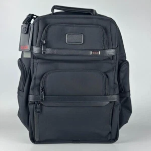 TUMI ALPHA 3 Black Deluxe Multifunctional Shoulder Bag Backpack T-Pass New - Picture 1 of 9