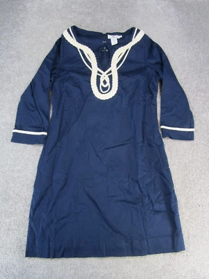 Vestido para mujer Vineyard Vines 8 algodón azul Foto 1 de 4