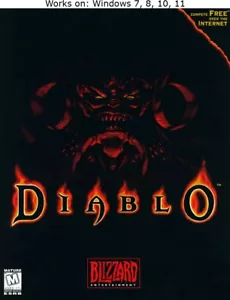 Diablo + Hellfire Expansion PC Game 1996 Windows 7 8 10 11 - Picture 1 of 4