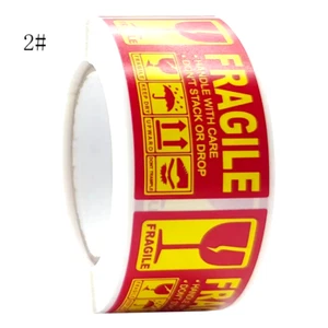 Ruban De Paquets Adhésif À Etiquettes Fragile 250 Label 45x25mm - Imagen 1 de 1