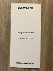 Safety Card  CORSAIR Airbus A330-200/300/900