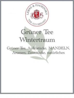Grüner Tee Wintertraum 1.5 kg Apfel Mandel Zimt  - Bild 1 von 4