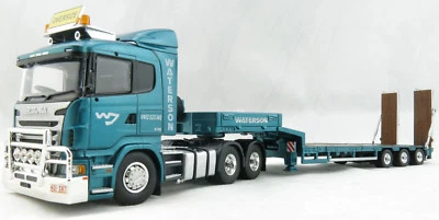 Tekno Australian Scania R-Series 6x4 Truck & Goldhofer Low Loader Waterson 1:50 - Image 1 of 4