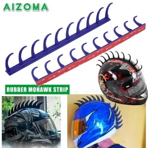 Rubber DirtBike Snowboarding Skiing Motorcycle ATV Talon Helmet Mohawk Warhawks - Picture 1 of 12