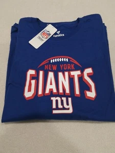 NFL Men's Size Large New York Giants Fanatics Branded Blue Long Sleeve T-Shirt - Picture 1 of 6
