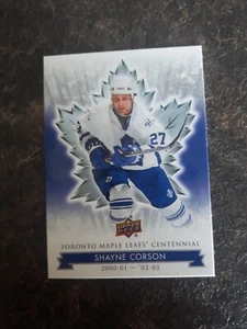 2017 Upper Deck Toronto Maple Leafs Centennial Shayne Corson Card# 81 - Picture 1 of 2