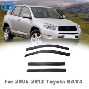 Window Vent Visor Fit For 2006-2012 Toyota RAV4 Sun Rain Deflector Guard 4PCS - Picture 1 of 10