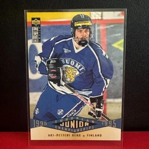 1995-96 Collector's Choice Kings Hockey Card #337 Aki Berg Rookie - Picture 1 of 2