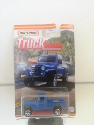 Matchbox Truck Series Willys Jeep Pick Up Pickup 4X4 come nuovo su blister - Immagine 1 di 3