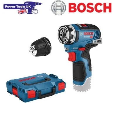 Bosch GSR12V-35FCNCG 12v Body Only BL FlexiClick PRO Drill Driver + L-Boxx - Image 1 of 4
