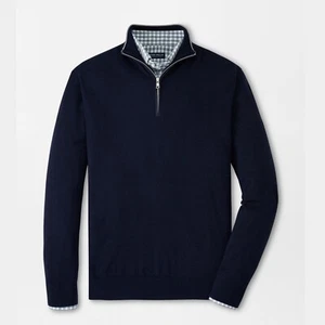 NEW Peter Millar Crown Crafted Excursionist Flex Quarter Zip Sweater Pullover M - Picture 1 of 9