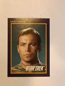 Star Trek The Original Series 1991 Trading Card #29 Court-Martial - Picture 1 of 2