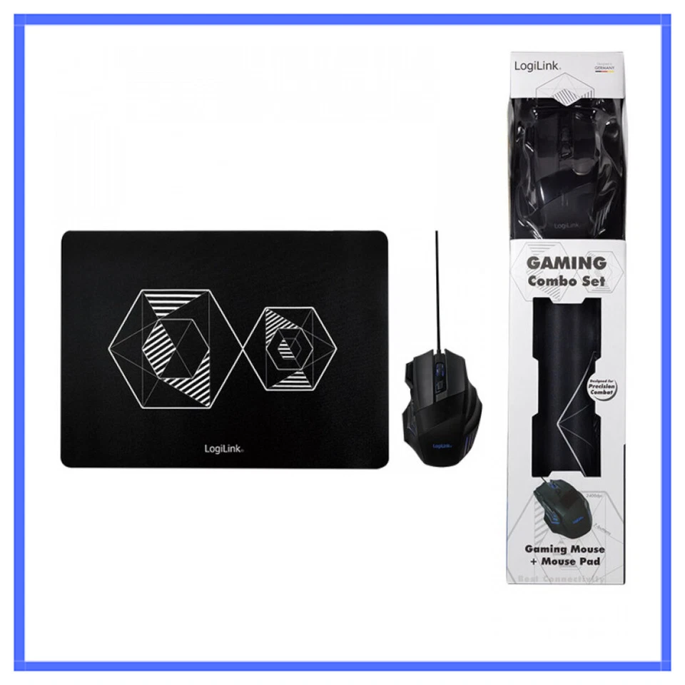 Logilink Id0162 Mouse USB Ottico 2400 DPI Nero