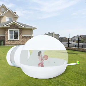 Tienda inflable de burbujas con cúpula de aire para patio trasero hogar camping tienda de burbujas - Imagen 1 de 21