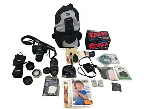 Canon EOS  Rebel T3i EOS 600D SLR Camera with 18-55mm and 75-300mm Lens + Extras - Picture 1 of 24