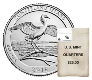 2018 P&D Cumberland Island National Seashore Park Quarters Geld US-neuwertig Münzen - Bild 1 von 5
