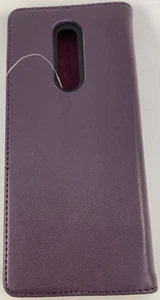 Étui portefeuille cuir aubergine Sony Xperia 1 Ultra. Neuf - Photo 1 sur 6