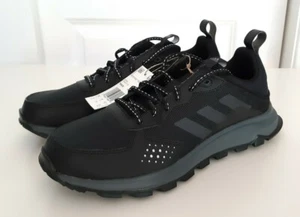 Adidas Response Trail Running Shoes Size Men's 9 Black Traxion Cloudfoam FW4939 - Picture 1 of 11