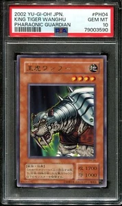 πππ YUGIOH - PSA 10 - KING TIGER WANGHU - PH-04 - PHARAONIC GUARDIAN - JAPANE - Picture 1 of 4