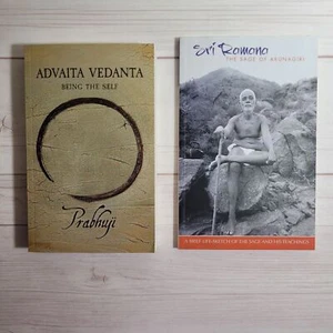 Spirituality Books Lot of 2 Prabhuji Advaita Vedanta Ramana Maharishi The Sage - Picture 1 of 10