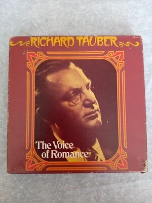 RICHARD TAUBER The Voice Of Romance 4 Cassette Box Set With Inner - Image 1 of 4