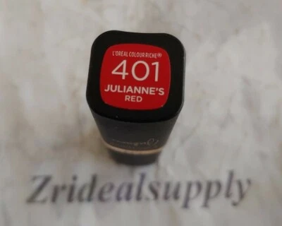 L'OREAL COLOUR RICHE COLLECTION EXCLUSIVE 401 JULIANNE'S RED - Image 1 of 2