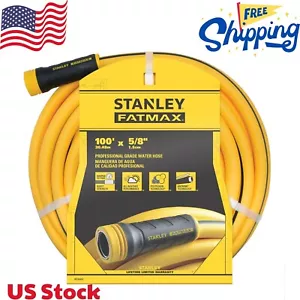 Fatmax Professional Grade Water Hose, 100' x 5/8", Yellow - Picture 1 of 6