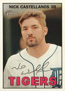 2016 Topps Heritage #101 - Nick Castellanos - Detroit Tigers 16-491 - Picture 1 of 2
