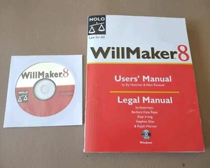 Nolo Willmaker 8 Edition  Estate Planning Software & Book For Windows 10, 7, XP - Bild 1 von 3