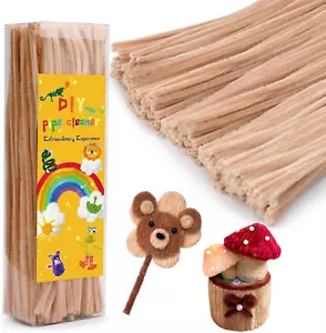 Pipe Cleaners Chenille Stem, 300PCS Pipe Cleaners Craft Supplies, Fuzzy Sticks P - Picture 1 of 7