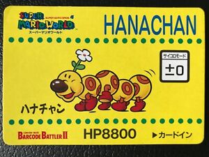 Jeu de cartes vintage Wiggler Super Mario World Barcode Battler 2 japonais NINTENO