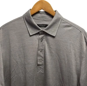 Ermenegildo Zegna Leggerissimo Herren Poloshirt Gr. XL/54 grau Baumwolle Seide S/S - Bild 1 von 5