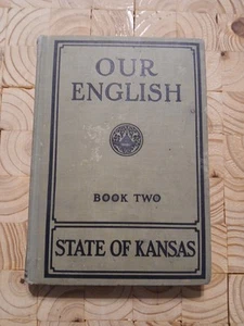 Our English Book Two By Denney And Skinner 1928 Kansas - Picture 1 of 2