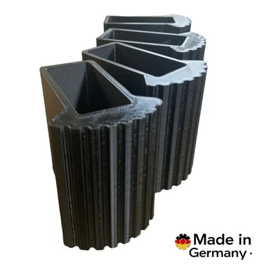 Leiterfüße 50x22mm für Traverse Außenschuh Ersatzschuh Ersatzteil Gummifüße - Bild 1 von 4