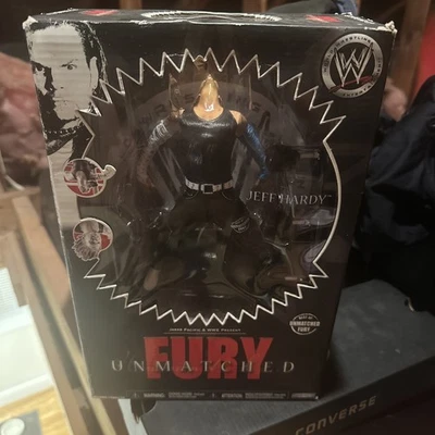 Figura de acción WWE Unmatched Fury Jeff Hardy Serie 3 Edición Platino 2007 Jakks Foto 1 de 4