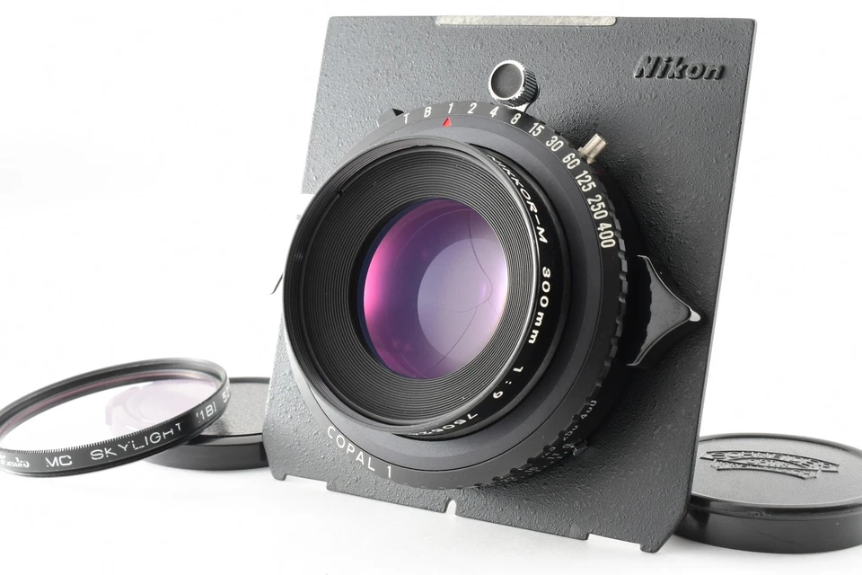 Probado N COMO NUEVO】 Lente de gran formato Nikon Nikkor M 300 mm F9 4x5 5x7 8x10 de JAPÓN Foto 1 de 4