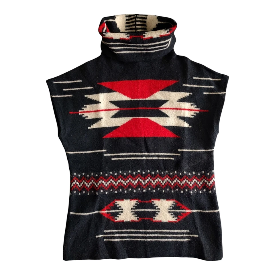 Lauren Jeans Co Ralph Lauren Southwest Aztec Boho Sleeveless Knit Women's Medium - Image 1 of 4