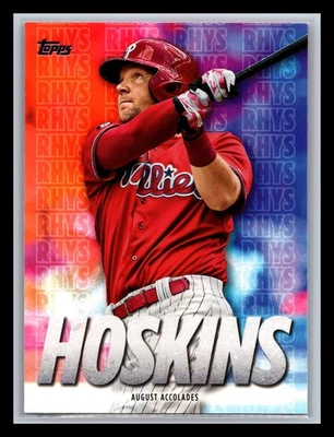 2020 Topps #RH-10 Rhys Hoskins Rhys Hoskins Philadelphia Phillies - Image 1 of 2