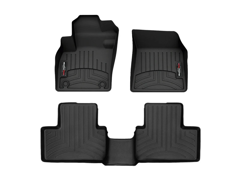 Revestimiento de piso WeatherTech para Volvo XC40 2023-2026 - 1ª y 2ª fila, negro Foto 1 de 1