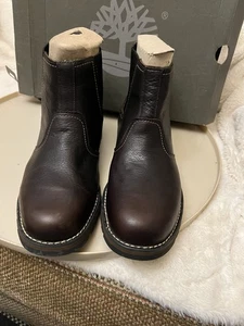 Mens Timberland Attleboro Premium  Black Leather Chelsea Boot Sz 10.5 Unopened - Picture 1 of 7