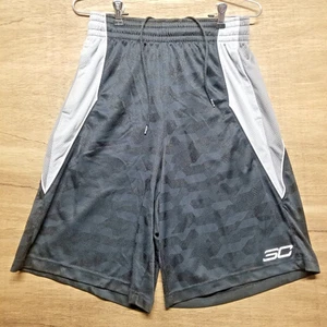 Under Armour Loose Fit Uomo Taglia M, Heatgear SC30 Curry Pantaloncini Basket Nero - Foto 1 di 10
