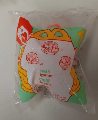 McDonalds Happy Meal Toy Littlest Pet Shop Swan #1 In Series New 1995 Vintage - Image 1 of 2