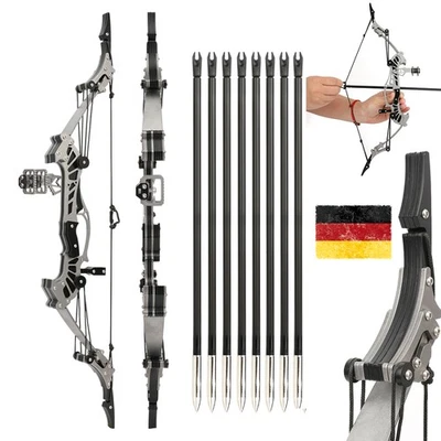 16" Mini Compoundbogen Pfeile Set Bogenschießen Bogen Schießen Kinder Geschenk - Bild 1 von 4