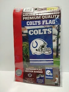 Indianapolis Colts Banner/Hausflagge Applikation 44"x 28" Schwerlast - Bild 1 von 1