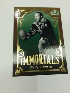 2008 NRL Centenary Of Rugby League Immortals Card IM4 Wally Lewis (QLD)