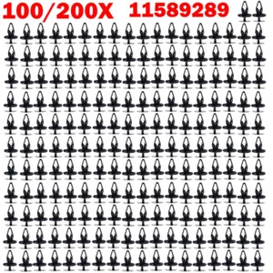 100/200PCS Fender Liner Clip Cowl Vent Retainer Push In Fastener Pin For GM Ford - Picture 1 of 21